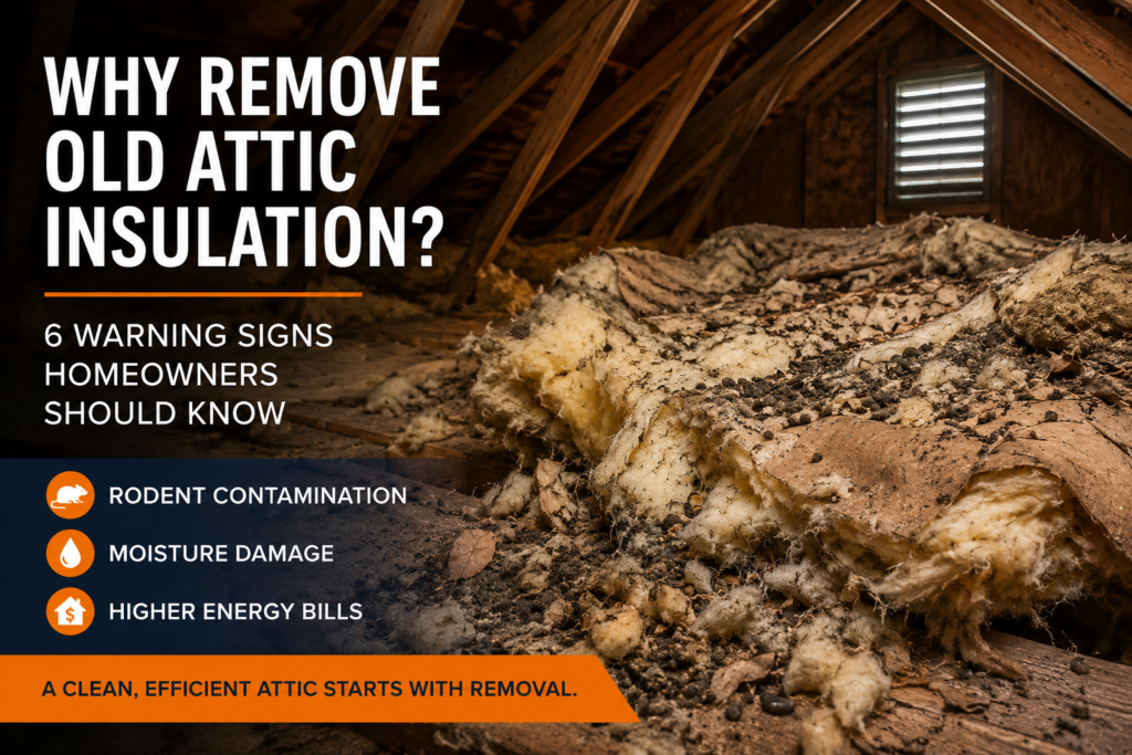 Why You Should Remove Old Attic Insulation — A Maryland Homeowner's Guide why remove old attic insulation