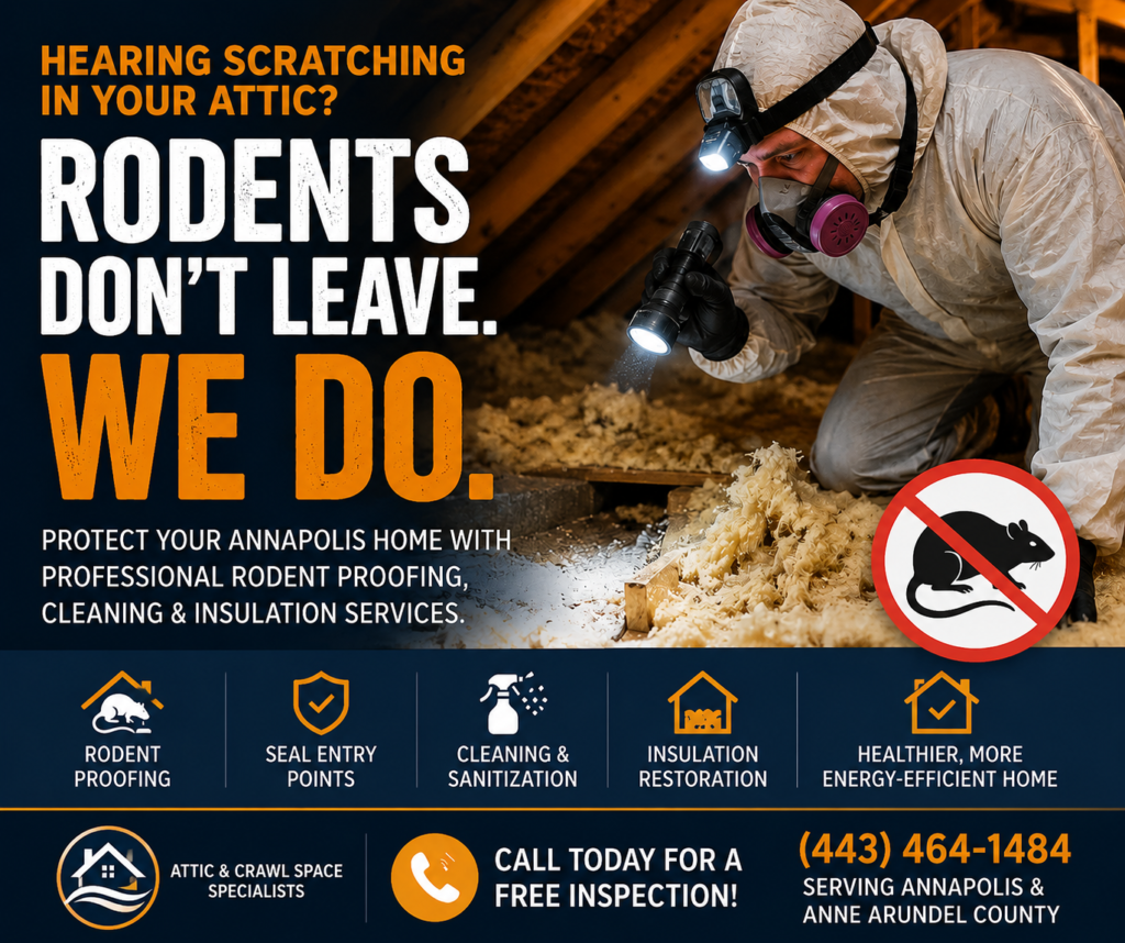 Rodent Proofing in Annapolis, MD — Attics, Crawl Spaces & More xanvria rodent proofing attic inspection services