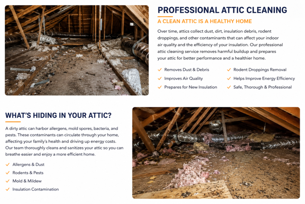 Attic Cleaning attic cleaning service