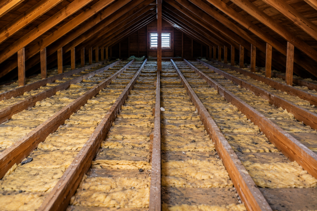 Attic Insulation xanvria attic low insulation visible joists maryland
